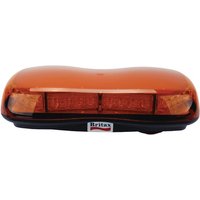 Britax Light bar, 12/24V, amber, bolt on, 420x205x95mm, 8 LED's, A48100LDV