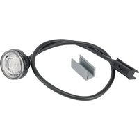 Aspöck Marker light LED, round, 12/24V, white, bolt on, Monopoint II by 316704067