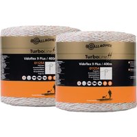Gallagher Polywire, Duopack Vidoflex 9 400m white 069323GAL