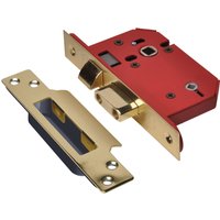 UNION StrongBOLT 22WCS Mortice Bathroom Lock 68mm Polished Brass Y22WCS-PB-2.5