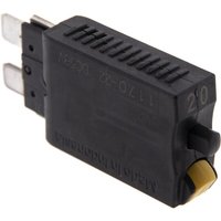 E.T.A Fuse Thermal manual reset 28V 20A Length 51.6mm yellow SI26020