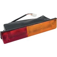 Cobo Rear light RH rectangular, red/amber, bolt on, 305x62mm Deutsch plug, 02655000