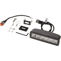 Kramp Work light indirect LED, 30W, 2880lm, rectangular, 12/24V, white/orange, 157x49.7x60mm Deutsch plug, Flood, 6LED's LA10610
