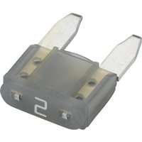 Hella Fuse Mini blade 2A Length 10.9mm grey Pack 50x 8JS728596081