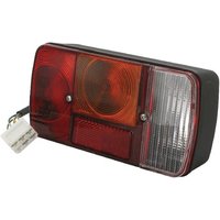Cobo Rear light RH rectangular, transparent/amber/red, bolt on, 189.5x97mm AMP plug, 02106400