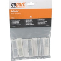 gopart Reflector, white, rectangular LA75007