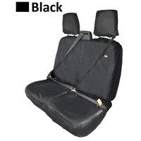HDD Seat cover, passenger van double, black, separate headrest, 5 piece, suitable Ford Transit 2014 SC50215