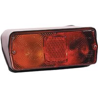 Cobo Rear light LH rectangular, 12V, red/amber, bolt on, 212x155mm Deutsch plug, 02528000