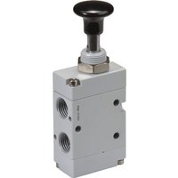 Kramp Lever valve 3/2-button 1/4" MAB32B14