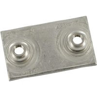 Stauff Weld-on plate single S.S. GR.3 RS9313RVS