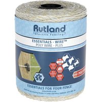 Rutland Essentials poly wire plus diameter 2mm white/yellow 500m 426118RUT