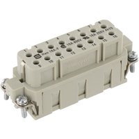 Harting Insert A, Female 16P Crimp 1-16 09200163101