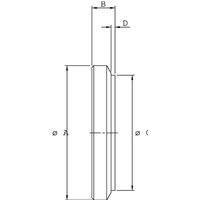 Kramp HD Cylinder end cap D160 B=45mm DS3916001A