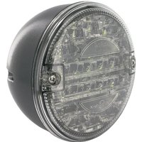 Britax Reversing light LED, round, 24V, transparent, bolt on, diameter 140mm, 1 LED, L1402L24V
