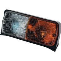 Cobo Direction and position light LH Halogen, front, rectangular, 12V, amber/transparent, bolt on, 196x74x74mm, 03226000