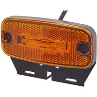 Hella Marker light LED, rectangular, 24V, amber, bolt on, 2 LED's, 2PS345600071