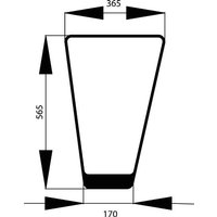Kramp Windscreen lower 4386427N