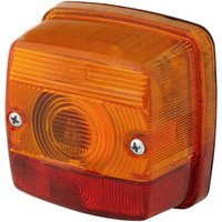 Hella Rear light square, 12/24V, red/orange, bolt on, 84x51x84mm, 2SW003014131