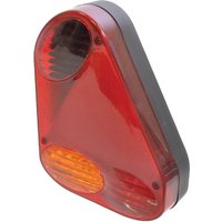 Sacex Rear light RH triangular, amber/red, bolt on, 57x219mm, AUF4FD2716