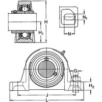 SKF Housing unit 7500SY50TR