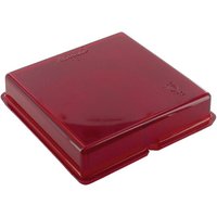 Rubbolite Light lens, red, square 104x104mm LH/RH/rear TOR2633