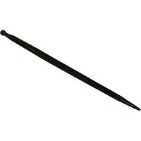 Battista Porteri Loader tine, straight, double T section 36x900mm, pointed tip with M22x1.5mm nut, black, FT2103