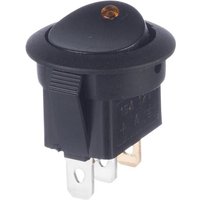 Rocker switch amber LED EL192180