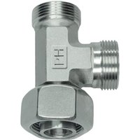 PH Hydraulik T piece Adjustable 12S SS ELS12SSS