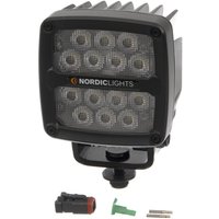 Nordic Lights Work light LED, 50W, 7000lm, square, 12/24V, white, bolt on, Deutsch 2-pin, Wide flood, 14 LED's, Scorpius PRO 445 by 984702B