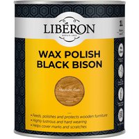 Liberon Black Bison Wax Paste Medium Oak 1 kg 126885