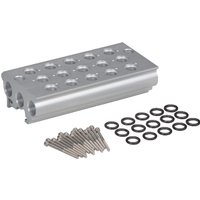 Kramp Manifold block 1/8" 5-fold PVBP185