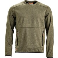 Kramp Fleece shirt O-neck Men, olive L KW506101802054