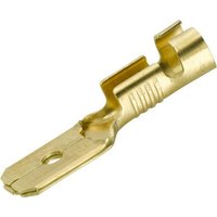 Hella Terminal blade male, white, 1.5-2.5mm² 6.3x0.8mm diameter 6.3mm, blister (100x), 8KW744823003