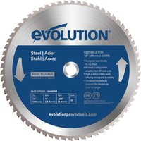 Evolution 60TBLADE12 Mild Steel Cutting Chop Saw Blade 305 X 25.4Mm X 60T