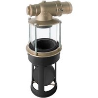 Riv Overflow valve ø80 GOLD with sight glass RIV41180
