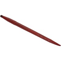 SHW Loader tine, straight, square section 50x850mm, pointed tip with M30x2mm nut, red, 23201506N