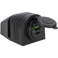 Blaupunkt USB-C+USB-A socket 12/24V surface mount GSM053
