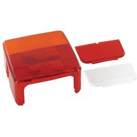 Jokon Light lens, red/transparent/amber, square LH/RH/rear 190007000