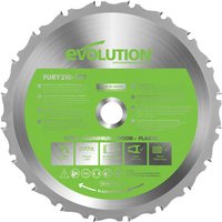 Evolution FURY Multi-Purpose TCT Circular Saw Blade 210 x 25.4mm F210TCT-20T