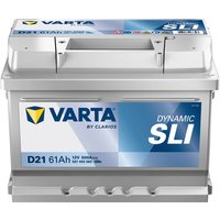 VARTA Battery 12V 61Ah 600A D21 VARTA Dynamic SLI 561400060