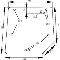 Kramp Rear window upper D6942T