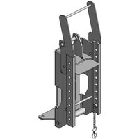 Scharmüller Ladder hitch green suitable for John Deere 00147053A17