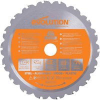 Evolution Multi-Material Saw Blade 165 x 20mm x 18T R165TCT-18CS