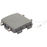 Harting Cover 32B with 4 pegs, metal 09300325425