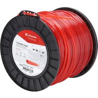 Kramp Trimmer line diameter 4mm 122m square red NL40122SKR