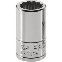 Facom Socket 1/4" 12pt 9mm R9E