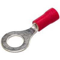 Hella Ring connector, diameter 6.5mm Series A, red, 0.5-1mm² blister (100x), 8KW744772003