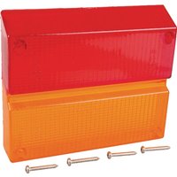 Cobo Light lens, red/amber, rectangular rear/right 02285200