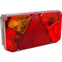 Kramp Multifunction rear LH light Halogen, rectangular, 12/24V, 242x134x58mm, 5-pin, LA40907