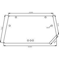 Kramp Rear window upper D7747